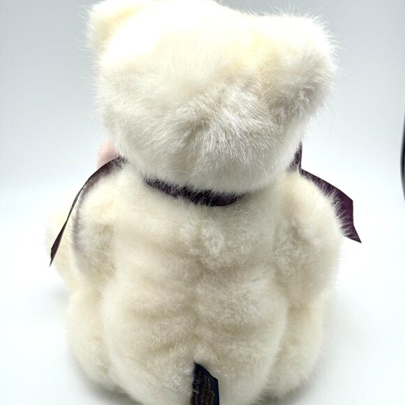 Boyds Bears Oliver Vtg Plush Teddy 7" Bear 3 Hearts Hugs Be Mine Embroidery - Picture 8 of 11